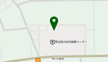 埼玉医科大学総合医療センター高度救命救急センターの地図画像