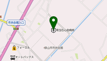 社会医療法人財団石心会埼玉石心会病院の地図画像