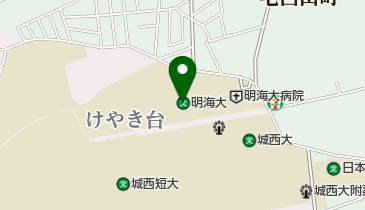 私立明海大学の地図画像