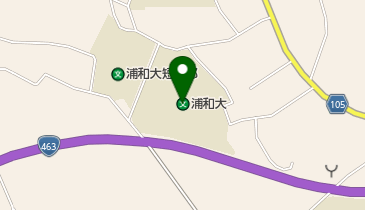 私立浦和大学の地図画像