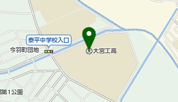 埼玉県立大宮工業高校の地図画像