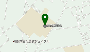 埼玉県立川越初雁高校の地図画像