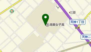 埼玉県立鴻巣女子高校の地図画像