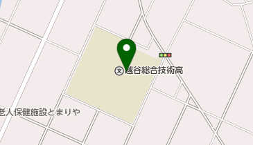 埼玉県立越谷総合技術高校の地図画像