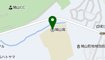 埼玉県立鳩山高校の地図画像