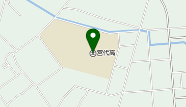 埼玉県立宮代高校の地図画像