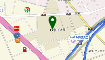 埼玉県立いずみ高校の地図画像