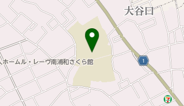 さいたま市立大谷口中学校の地図画像