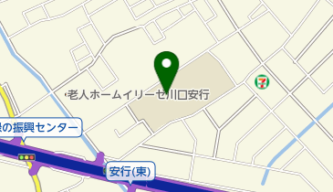 川口市立安行東中学校の地図画像
