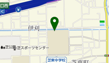 川口市立芝東中学校の地図画像