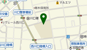 川口市立幸並中学校の地図画像