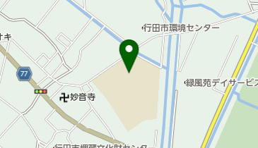 行田市立行田中学校の地図画像