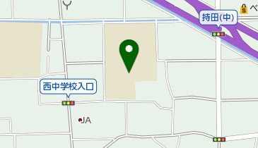 行田市立西中学校の地図画像
