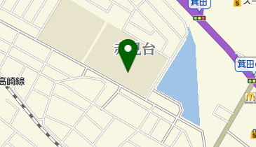 鴻巣市立赤見台中学校の地図画像