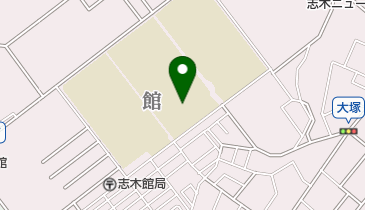 志木市立志木第二中学校の地図画像