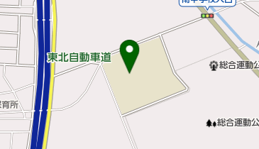 白岡市立南中学校の地図画像