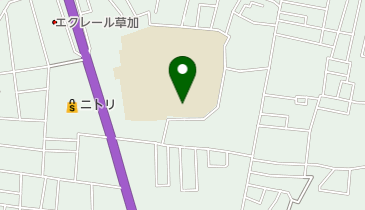 草加市立新田中学校の地図画像