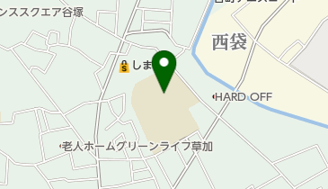 草加市立瀬崎中学校の地図画像