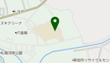 草加市立松江中学校の地図画像
