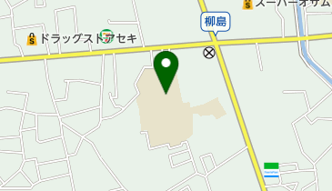 草加市立両新田中学校の地図画像