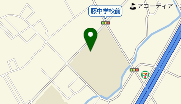 鶴ヶ島市立藤中学校の地図画像