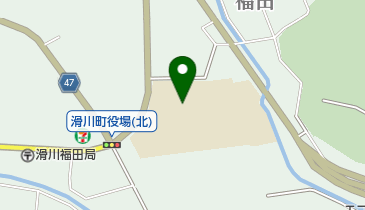 滑川町立滑川中学校の地図画像