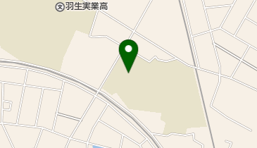 羽生市立西中学校の地図画像