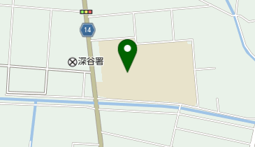 深谷市立深谷中学校の地図画像