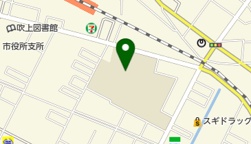 鴻巣市立吹上中学校の地図画像