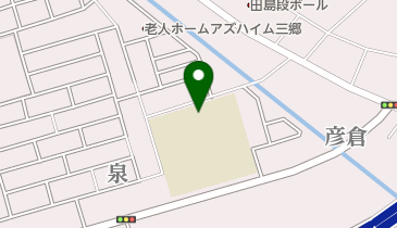 三郷市立北中学校の地図画像