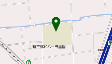 三郷市立早稲田中学校の地図画像