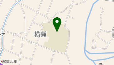 横瀬町立横瀬中学校の地図画像