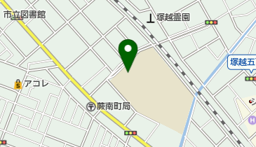 蕨市立第一中学校の地図画像