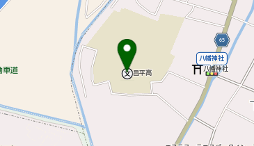 私立昌平中学校の地図画像