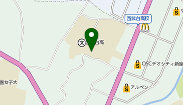 私立西武台新座中学校の地図画像