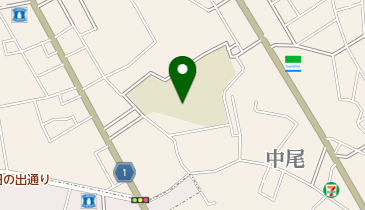 さいたま市立中尾小学校の地図画像