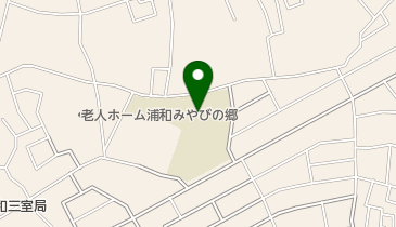 さいたま市立三室小学校の地図画像