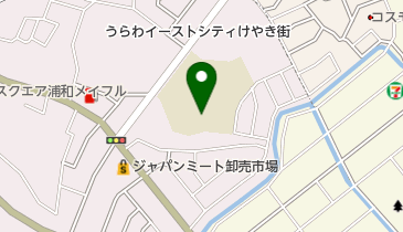 さいたま市立向小学校の地図画像