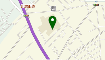 ふじみ野市立西小学校の地図画像
