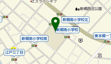川口市立新郷南小学校の地図画像