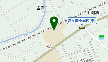 川越市立霞ケ関小学校の地図画像