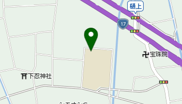行田市立下忍小学校の地図画像