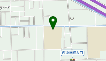 行田市立西小学校の地図画像