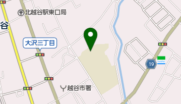 越谷市立大沢小学校の地図画像