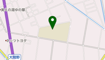 越谷市立大間野小学校の地図画像