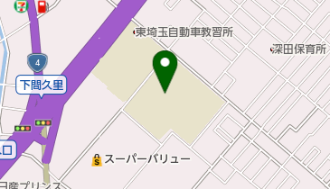 越谷市立桜井南小学校の地図画像