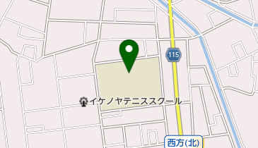 越谷市立西方小学校の地図画像