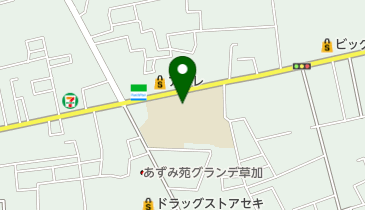 草加市立新田小学校の地図画像
