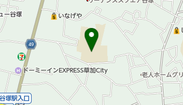 草加市立瀬崎小学校の地図画像