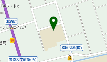草加市立松原小学校の地図画像